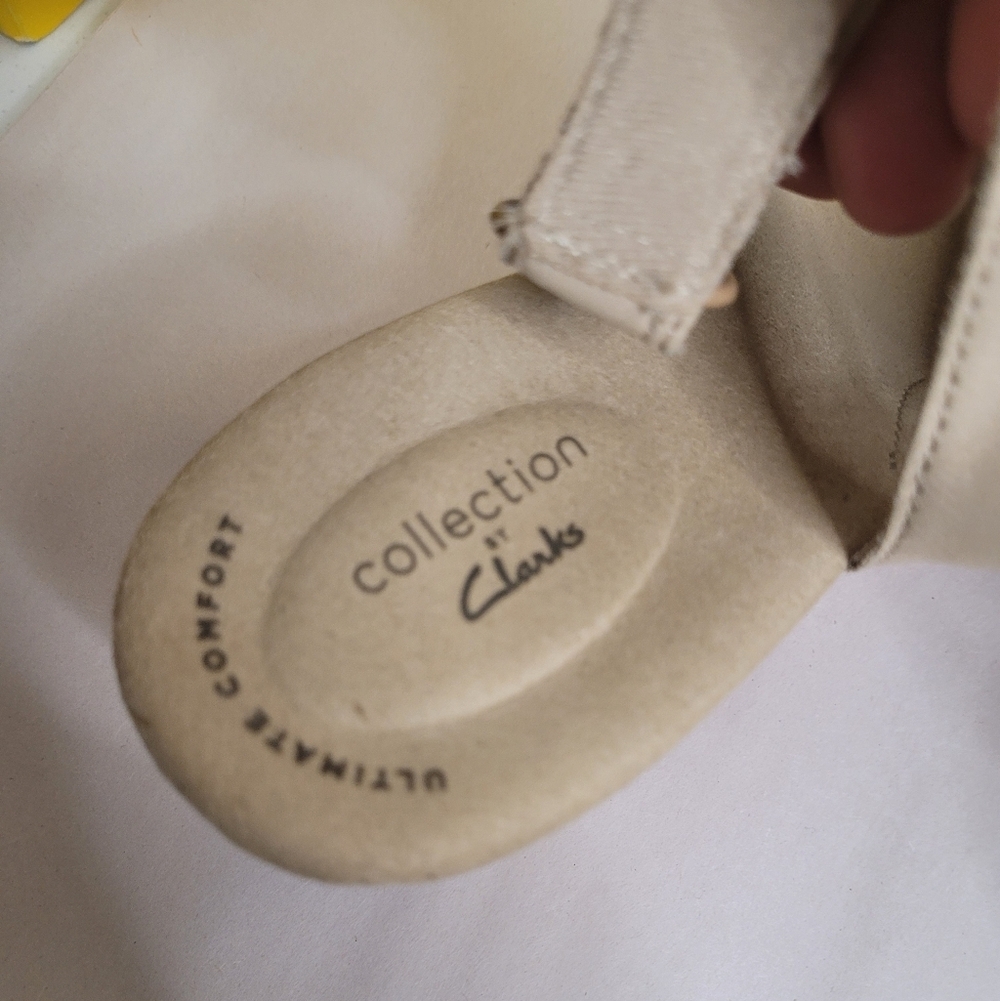 Clarks Annadel Cork Wedge Sandals Size 11 - Picture 7 of 11